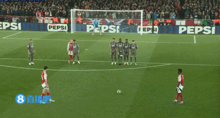 谈球吧体育官网入口精彩！赖斯是本赛季阿森纳欧冠任意球破门第二人，首位是萨卡